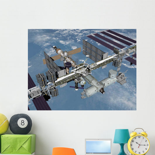 Computer Generated International Space Wall Decal Design 6