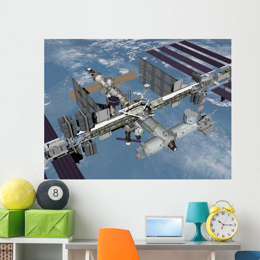 Computer Generated International Space Wall Decal Design 6