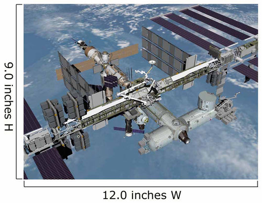 Computer Generated International Space Wall Decal Design 6