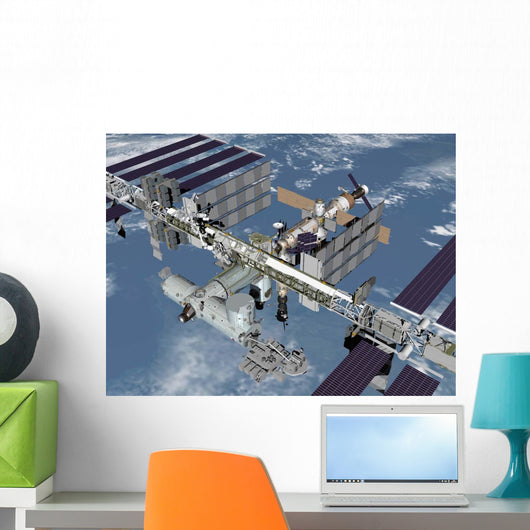 Computer Generated International Space Wall Decal Design 7