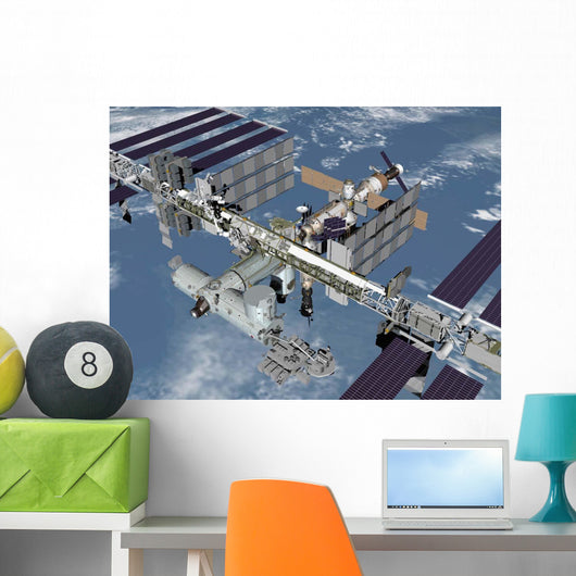 Computer Generated International Space Wall Decal Design 7