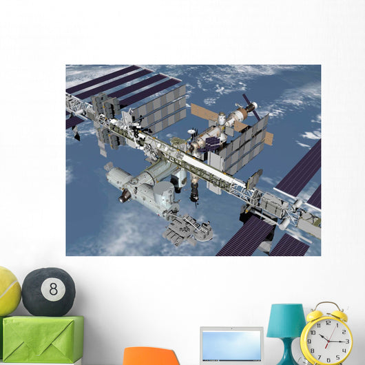 Computer Generated International Space Wall Decal Design 7