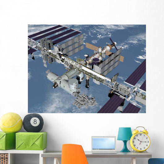 Computer Generated International Space Wall Decal Design 7