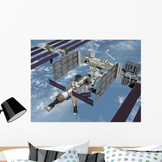 Computer Generated International Space Wall Decal Design 8