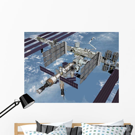 Computer Generated International Space Wall Decal Design 8