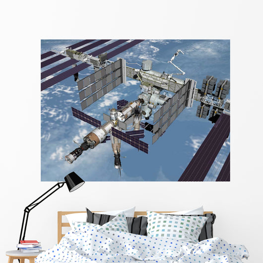 Computer Generated International Space Wall Decal Design 8