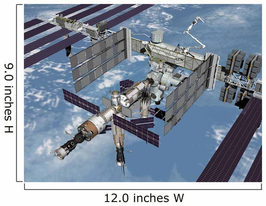 Computer Generated International Space Wall Decal Design 8