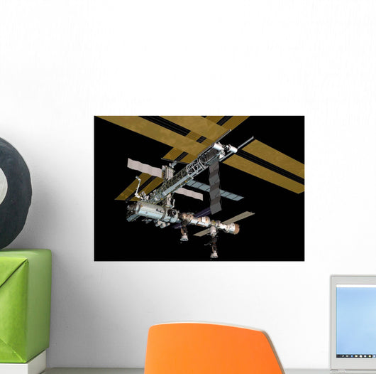 Computer Generated International Space Wall Decal Design 12