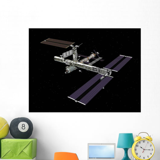 Computer Generated International Space Wall Decal Design 13