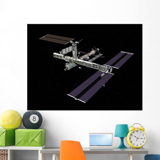 Computer Generated International Space Wall Decal Design 13