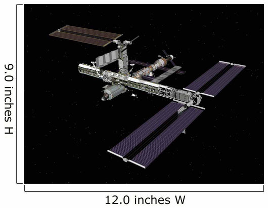 Computer Generated International Space Wall Decal Design 13