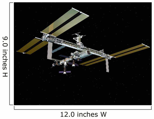 Computer Generated International Space Wall Decal Design 15