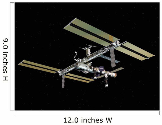 Computer Generated International Space Wall Decal Design 17