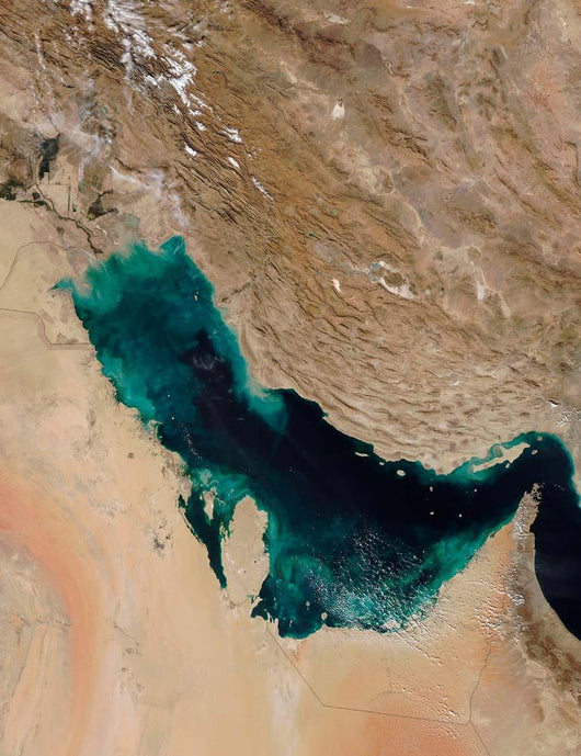 Satellite Persian Gulf Wall Decal