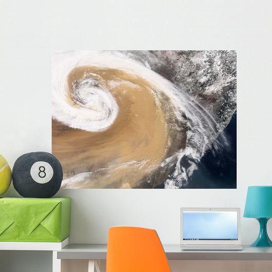 Asian Dust Storm Crosses Wall Decal