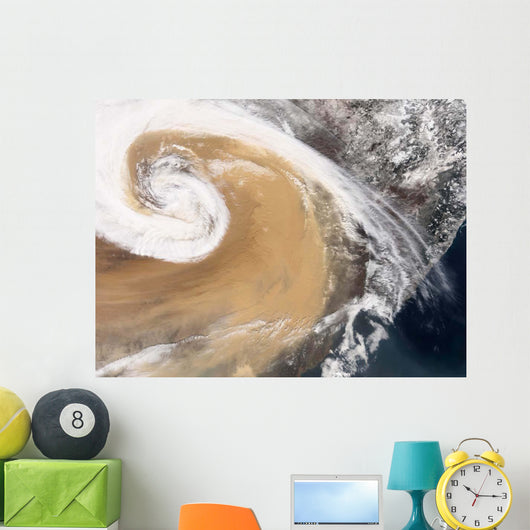 Asian Dust Storm Crosses Wall Decal