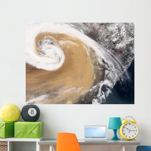 Asian Dust Storm Crosses Wall Decal