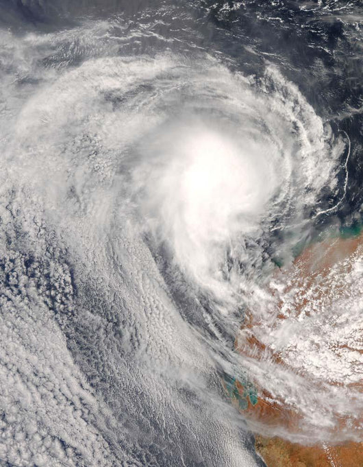 Tropical Cyclone Melanie off Wall Decal