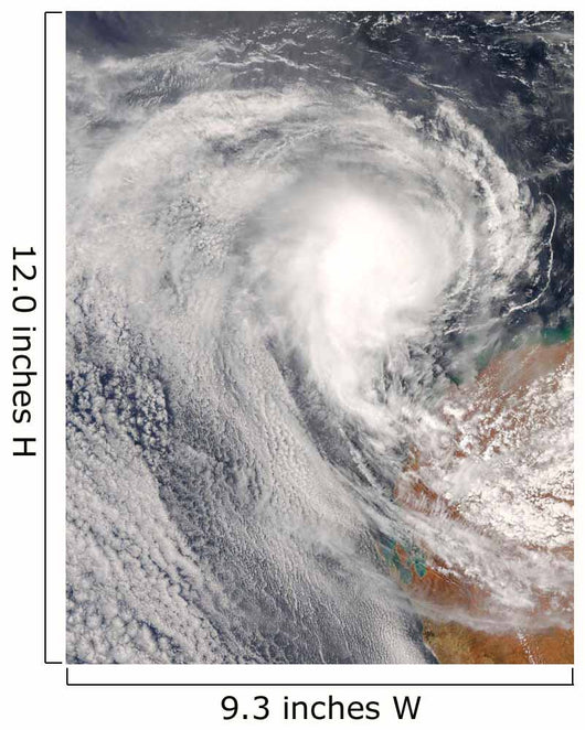 Tropical Cyclone Melanie off Wall Decal
