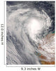 Tropical Cyclone Melanie off Wall Decal