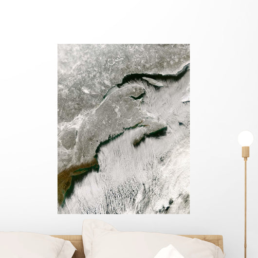 Snow and Cloud Streets Wall Decal
