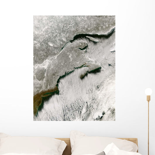 Snow and Cloud Streets Wall Decal