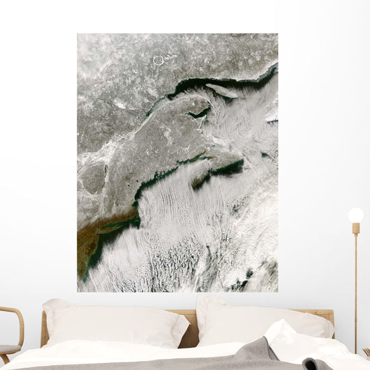 Snow and Cloud Streets Wall Decal