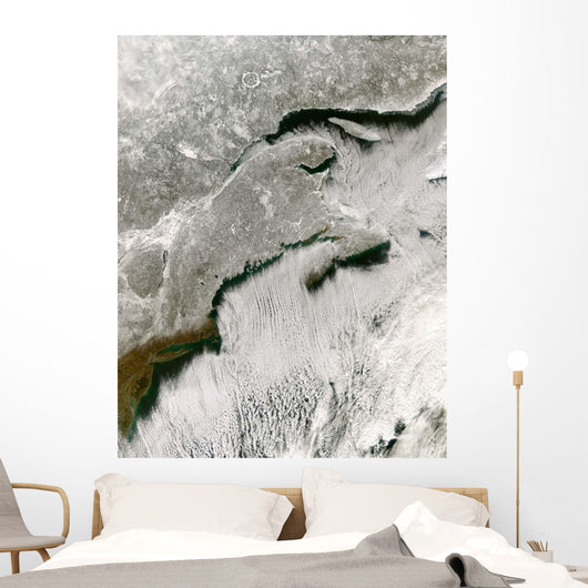 Snow and Cloud Streets Wall Decal
