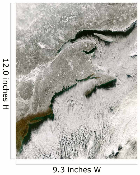 Snow and Cloud Streets Wall Decal