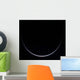 Sun-illuminated Crescent Earth around Wall Decal