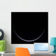 Sun-illuminated Crescent Earth around Wall Decal
