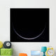 Sun-illuminated Crescent Earth around Wall Decal
