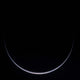 Sun-illuminated Crescent Earth around Wall Decal