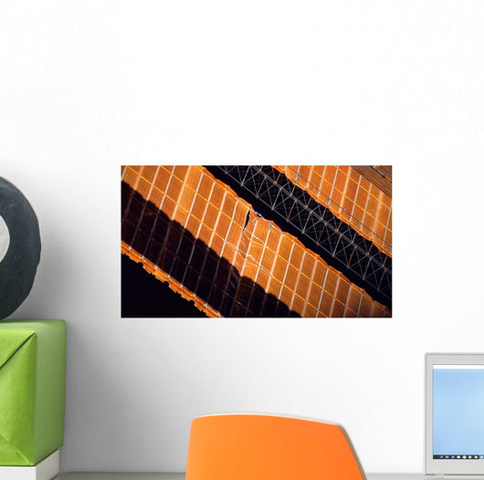Close-up Repaired Solar Array Wall Decal