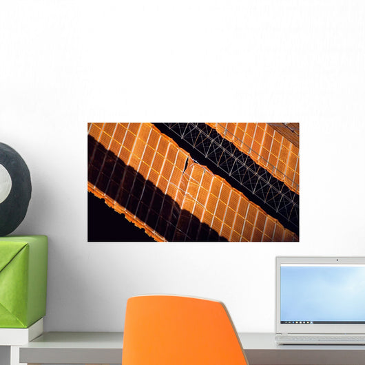 Close-up Repaired Solar Array Wall Decal