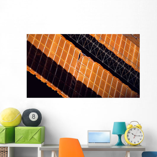 Close-up Repaired Solar Array Wall Decal