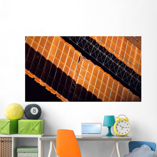 Close-up Repaired Solar Array Wall Decal