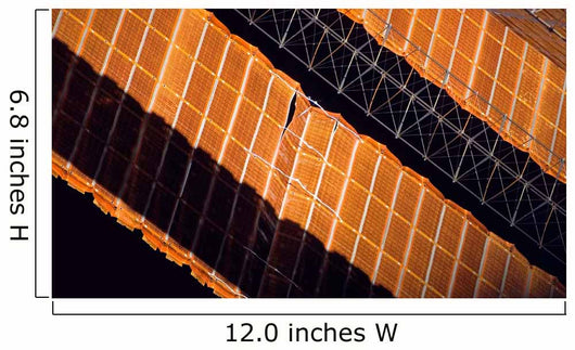 Close-up Repaired Solar Array Wall Decal