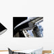 Space Shuttle Discovery Docked Wall Decal Design 1