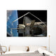 Soyuz Vehicle and Space Wall Decal