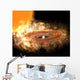 Accretion Disk around Binary Wall Decal