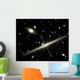 Two Types Spiral Galaxies Wall Decal