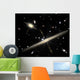 Two Types Spiral Galaxies Wall Decal