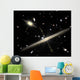 Two Types Spiral Galaxies Wall Decal