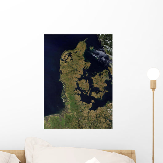 Satellite Denmark Wall Decal