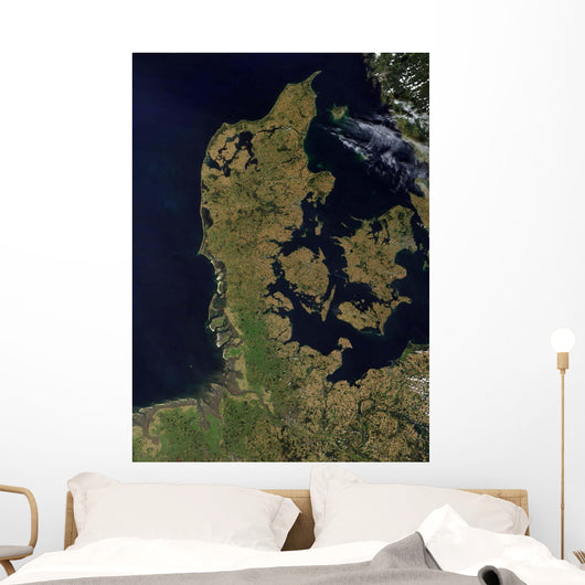 Satellite Denmark Wall Decal