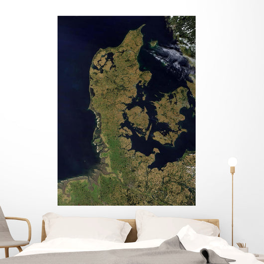 Satellite Denmark Wall Decal