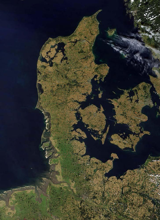 Satellite Denmark Wall Decal