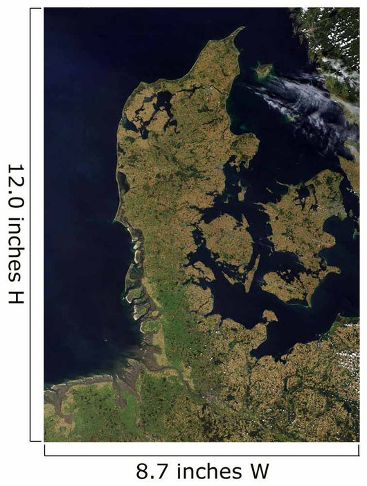 Satellite Denmark Wall Decal