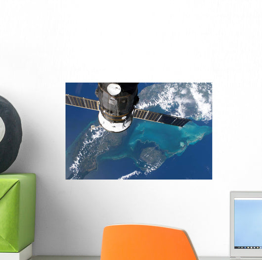 Docked Progress 22 Spacecraft Wall Decal